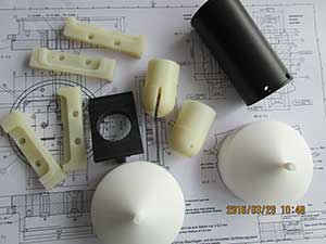 Plastic material of parts